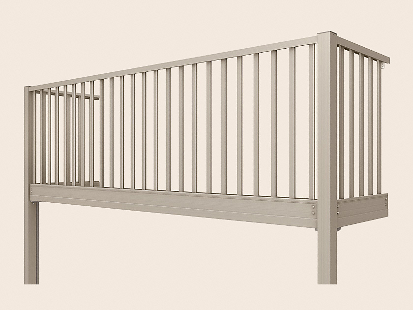 ビューステージHスタイル 柱建て式 縦太格子 単体