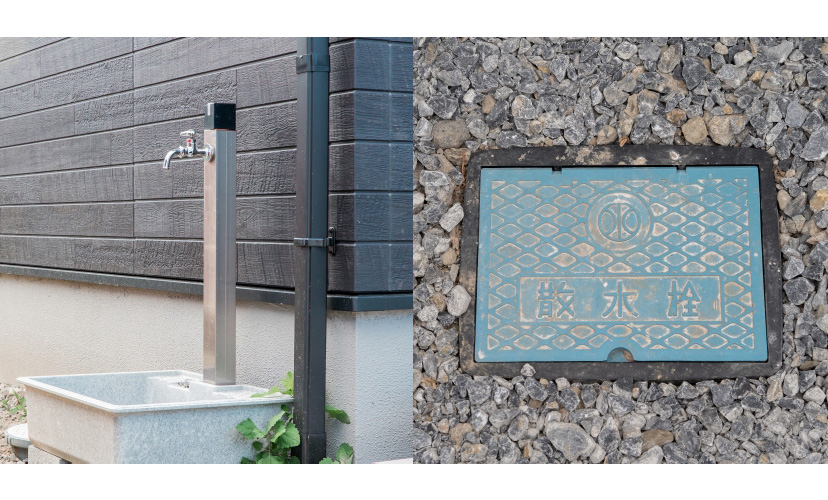 散水栓と立水栓の違いとは？