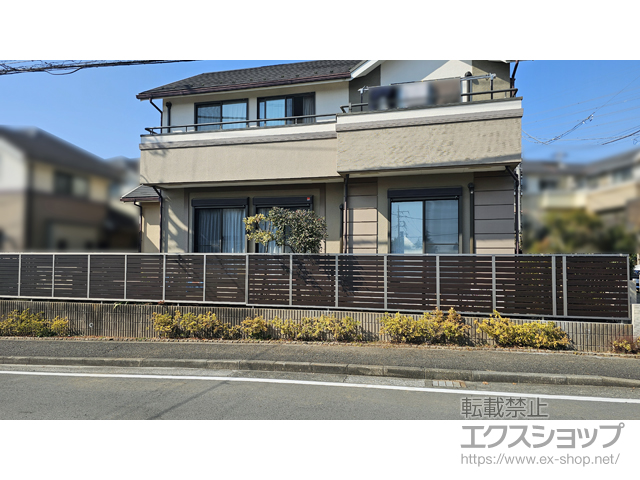 神奈川県川崎市のモクハイフェンス施工例