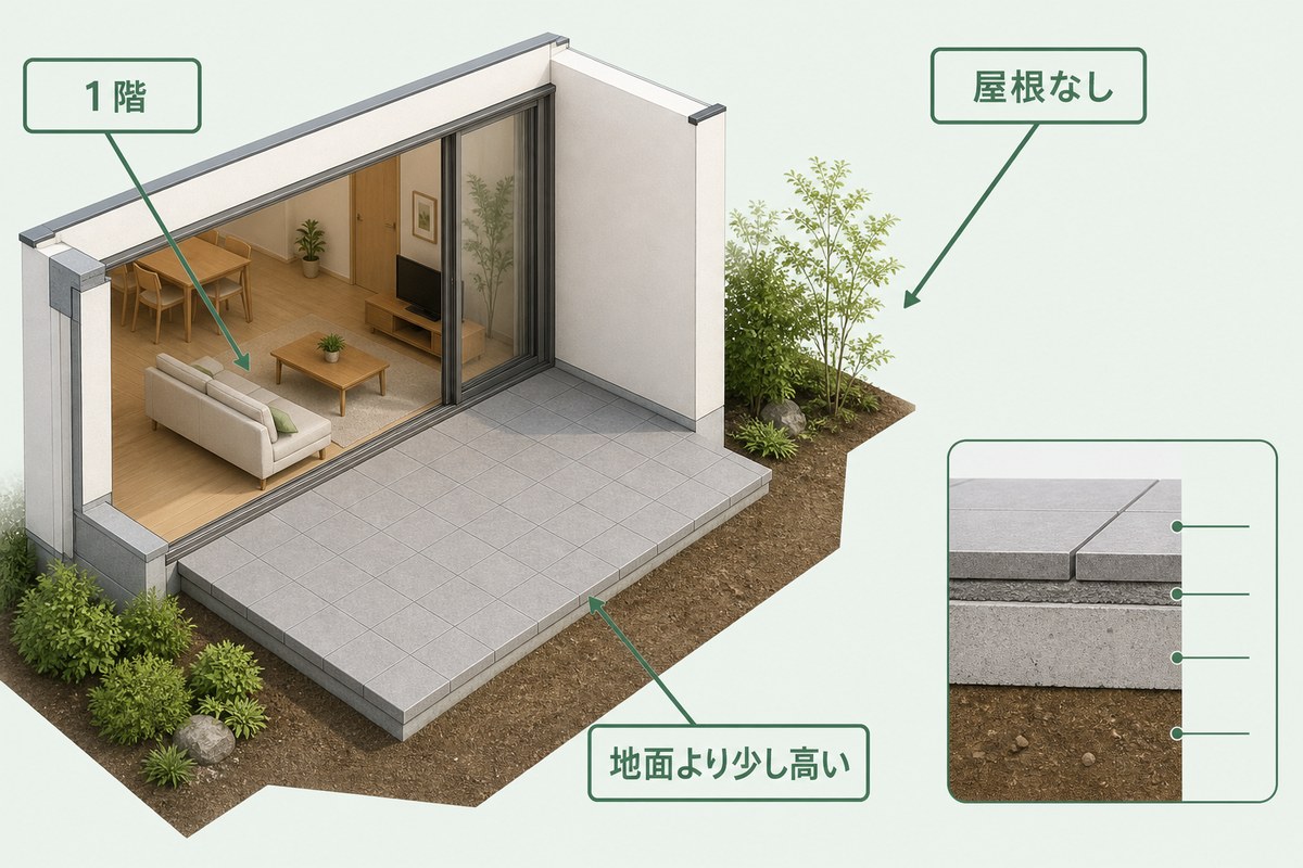 テラスの構造