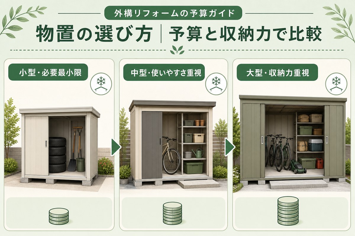 物置の価格帯