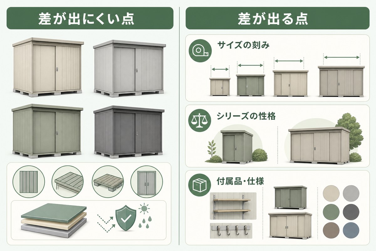 物置の比較