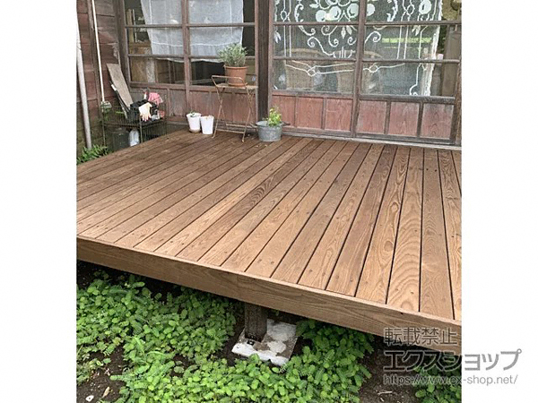 天然木タンモクアッシュデッキセット 無塗装床板