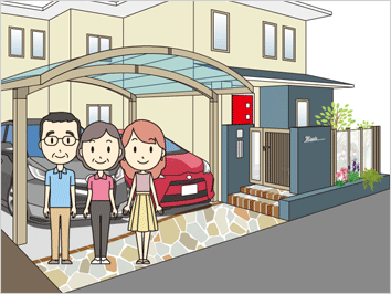 両親が家を建て替えることに。外構業界に身を置く娘が、住まいの外回りも楽しめるように積極サポート!